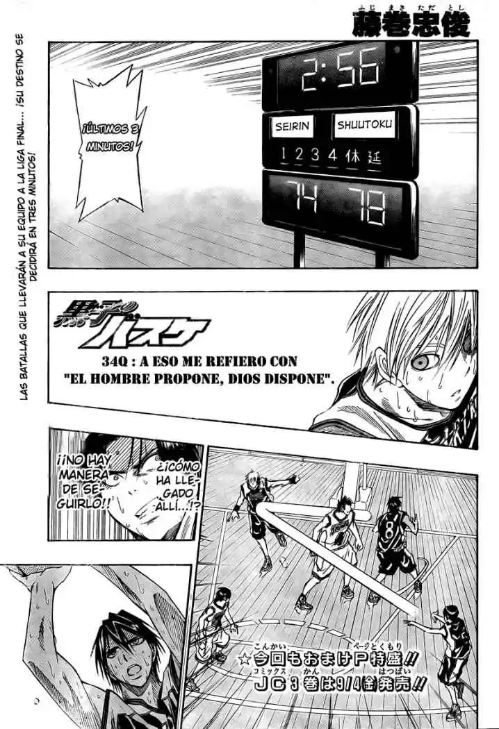 Kuroko no Basket Capitulo 34 página 1