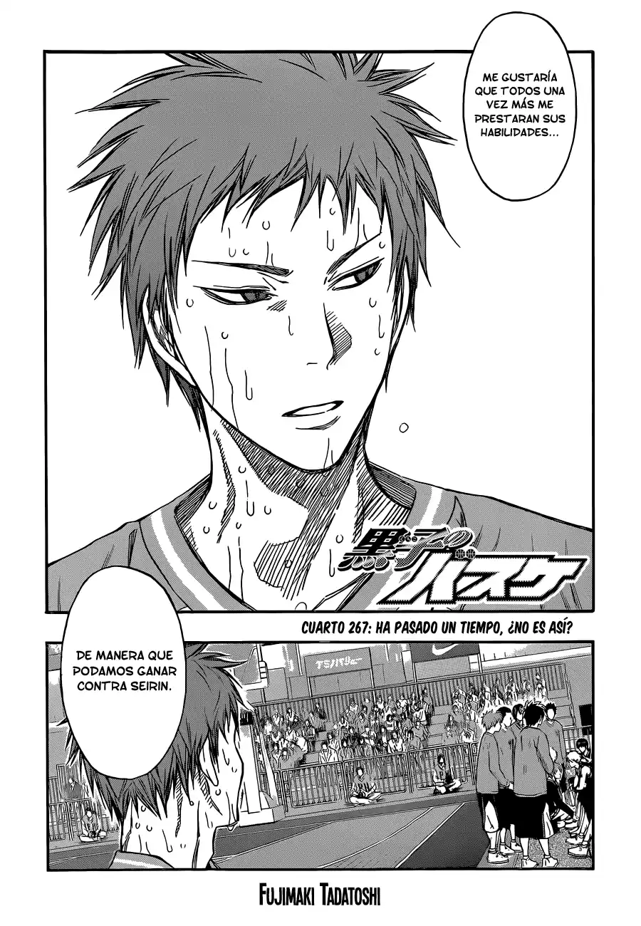 Kuroko no Basket Capitulo 267: Ha pasado un tiempo, ¿No es así? página 3