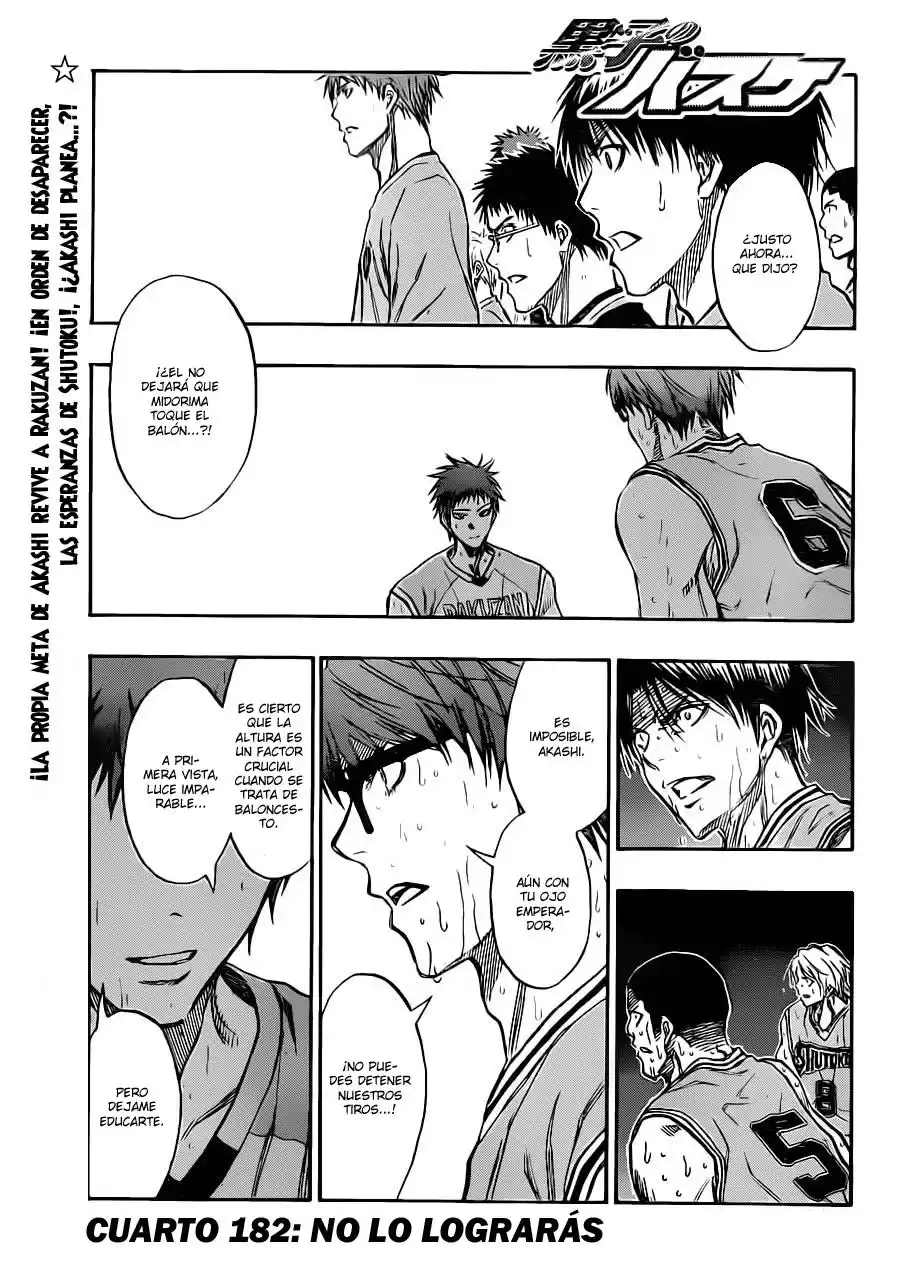 Kuroko no Basket Capitulo 182 página 2