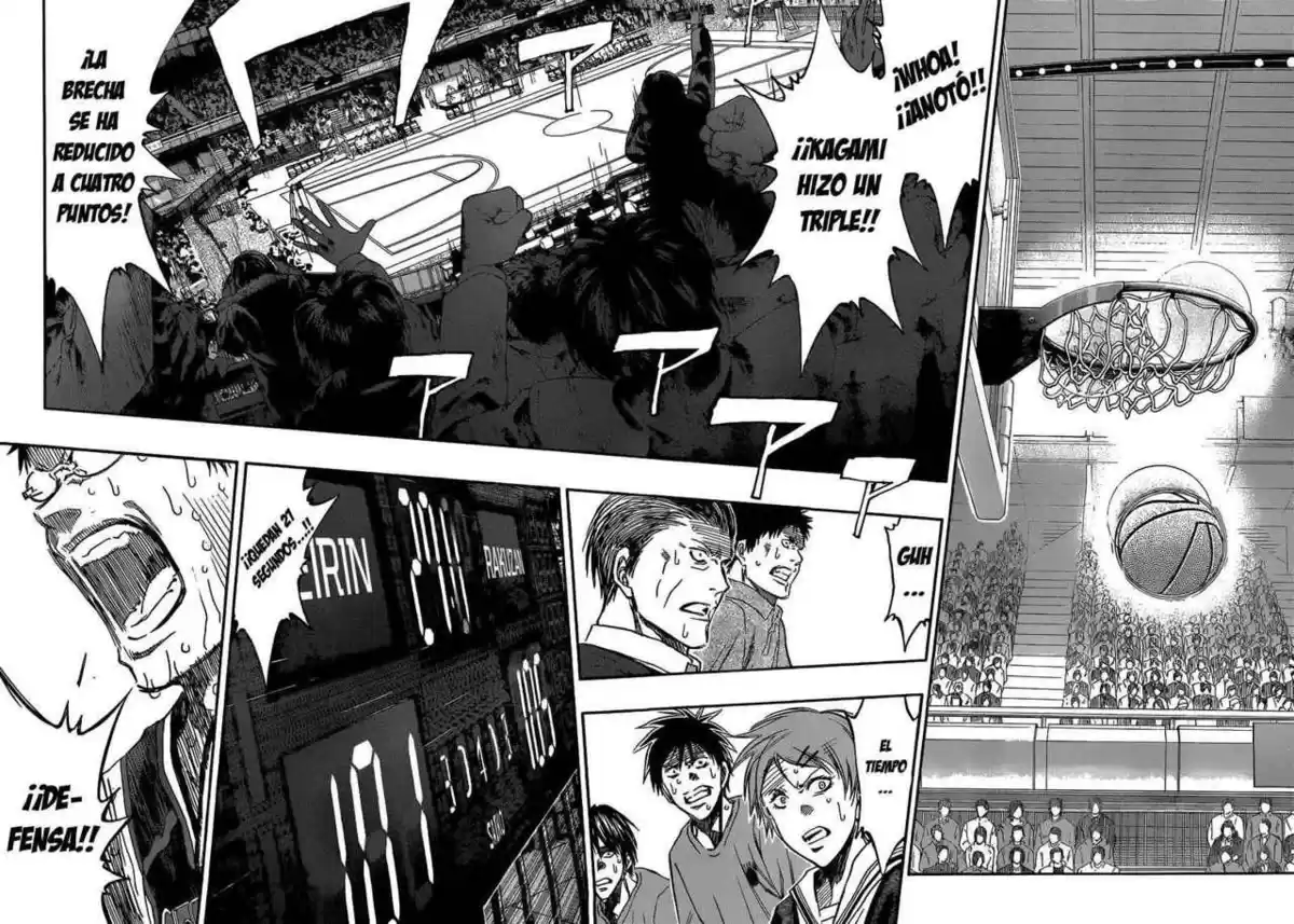 Kuroko no Basket Capitulo 272: ¡¡Hay que arriesgarlo todo!! página 10