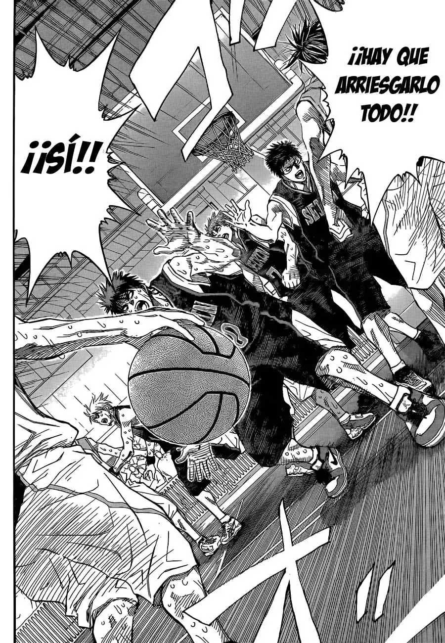 Kuroko no Basket Capitulo 272: ¡¡Hay que arriesgarlo todo!! página 11