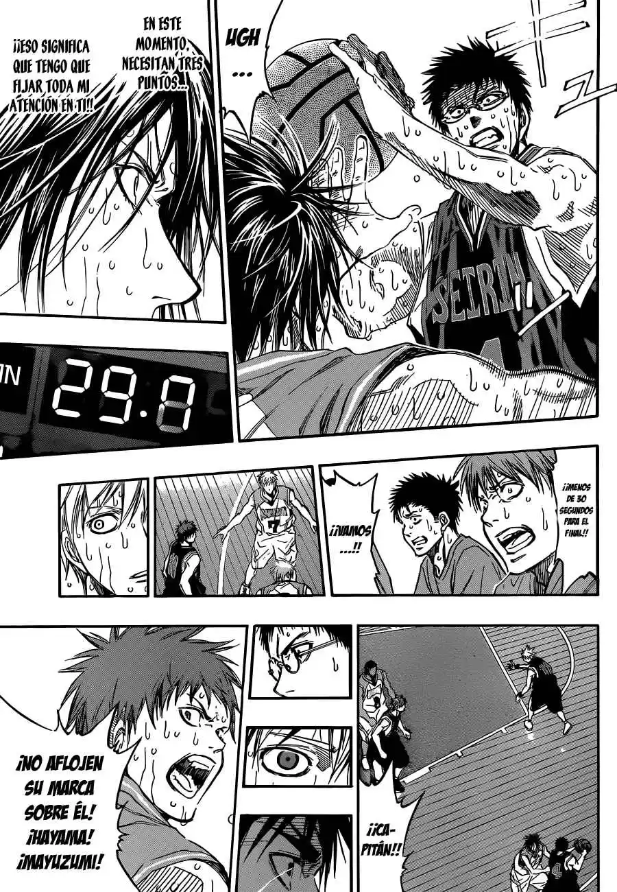 Kuroko no Basket Capitulo 272: ¡¡Hay que arriesgarlo todo!! página 8