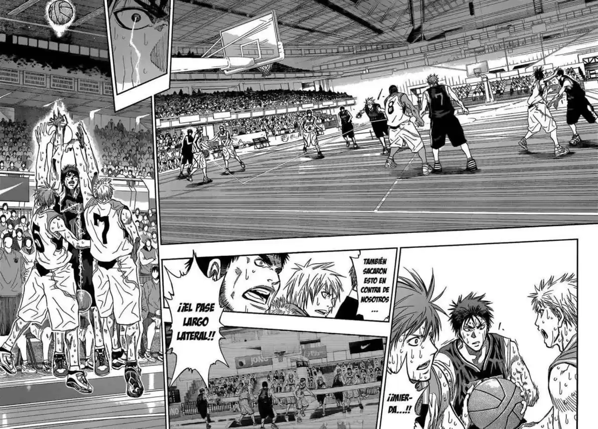 Kuroko no Basket Capitulo 272: ¡¡Hay que arriesgarlo todo!! página 9