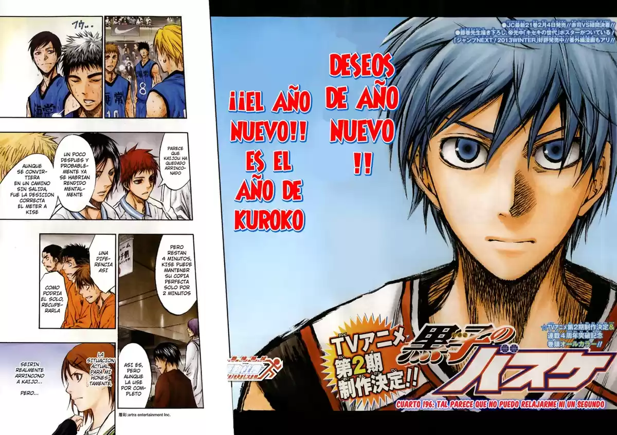 Kuroko no Basket Capitulo 196 página 3