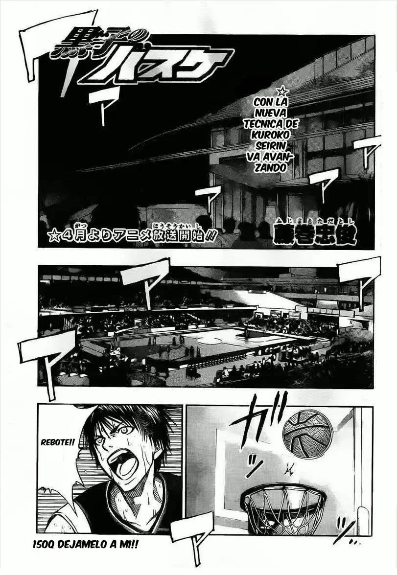 Kuroko no Basket Capitulo 150 página 2