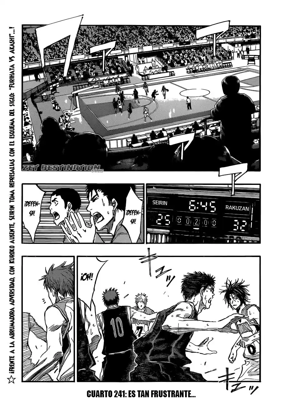 Kuroko no Basket Capitulo 241: Es tan frustrante página 3