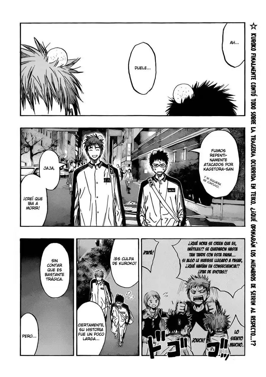 Kuroko no Basket Capitulo 228 página 3