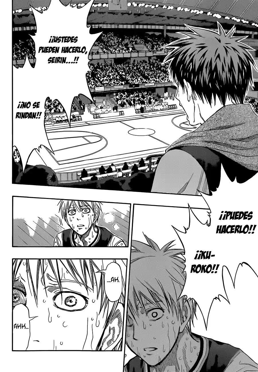 Kuroko no Basket Capitulo 269: ¡¡No te rindas!! página 14