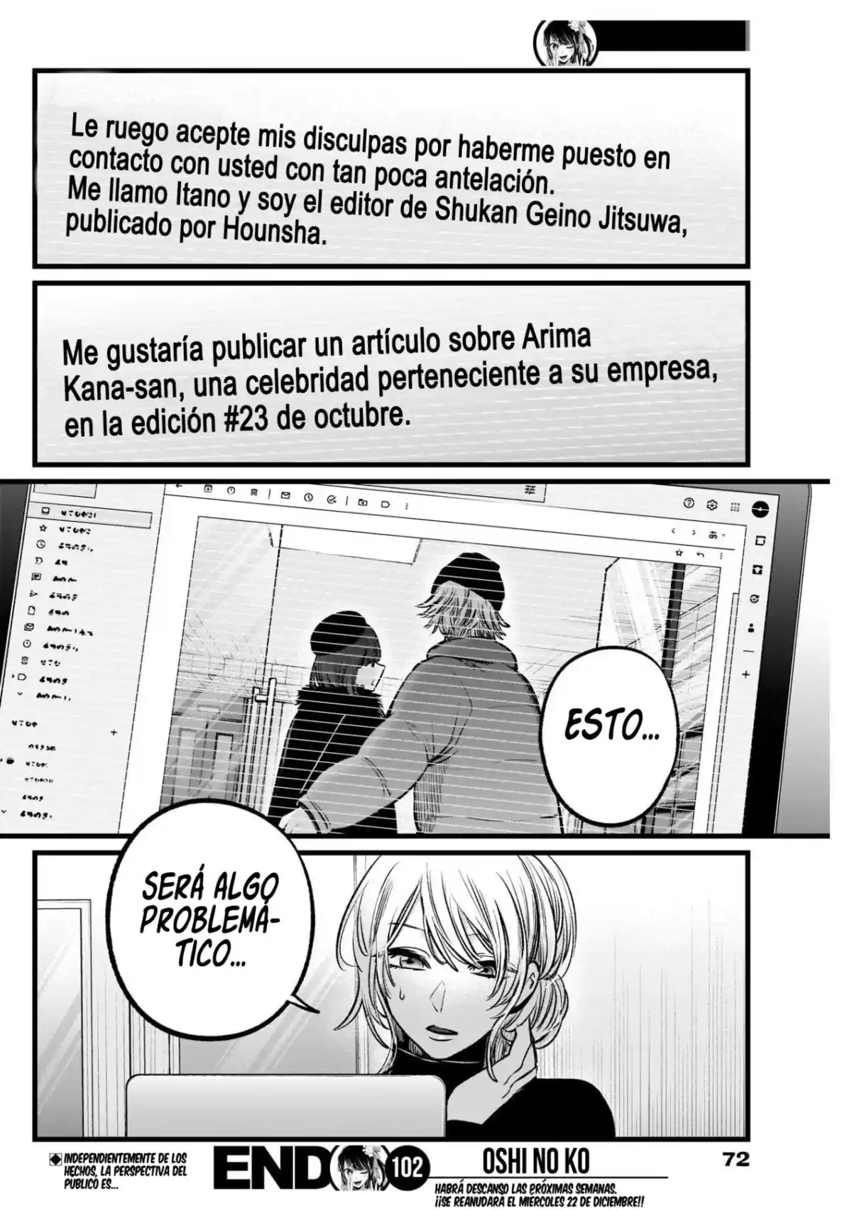 Oshi No Ko Capitulo 102: Idols y romance página 20