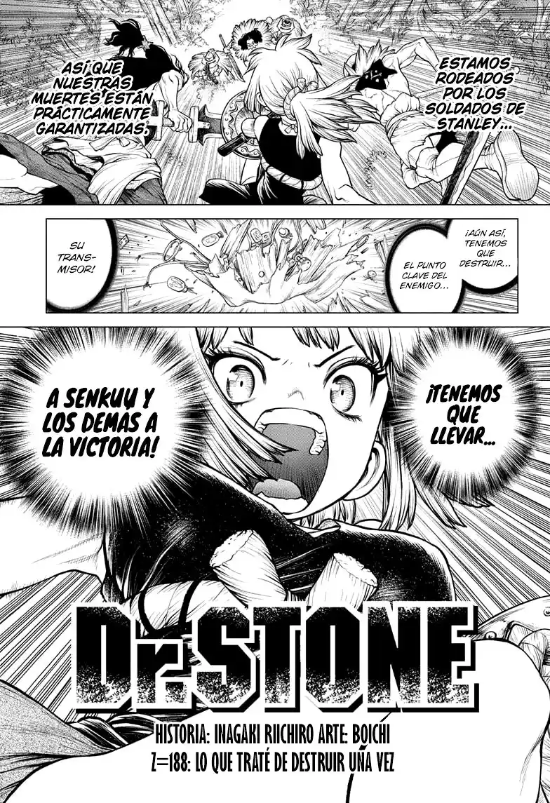 Dr. Stone Capitulo 188 página 3