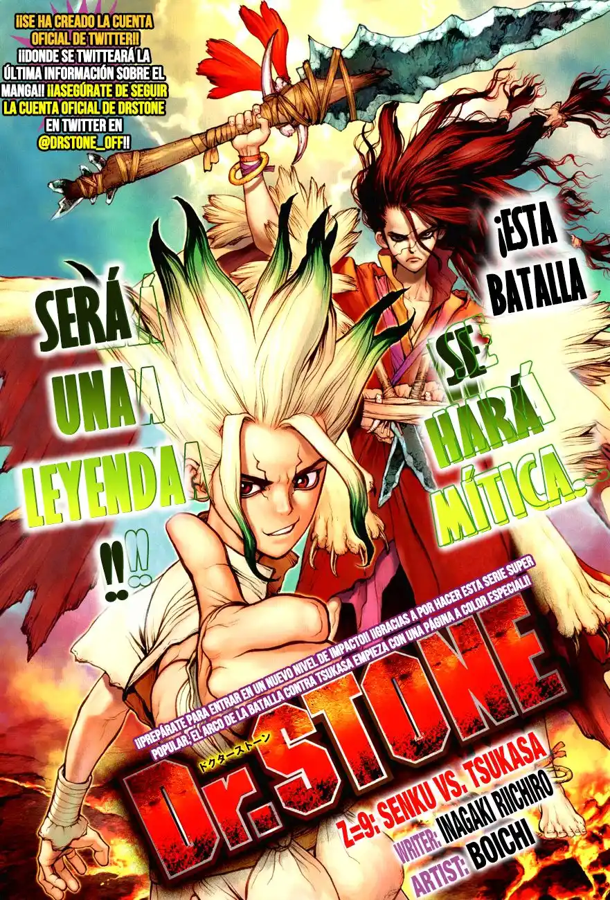 Dr. Stone Capitulo 9: Senku vs Tsukasa página 1