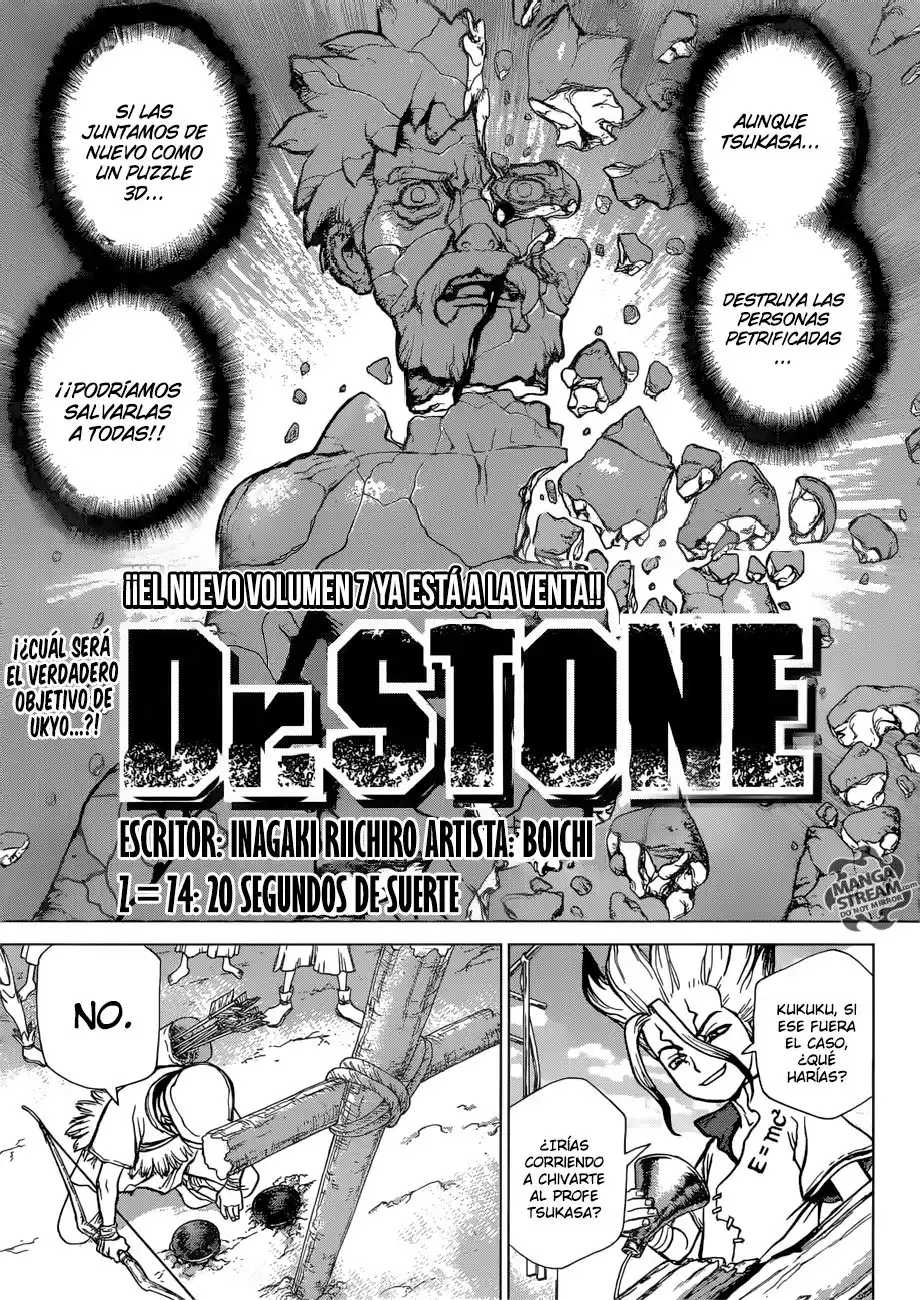 Dr. Stone Capitulo 74 página 1