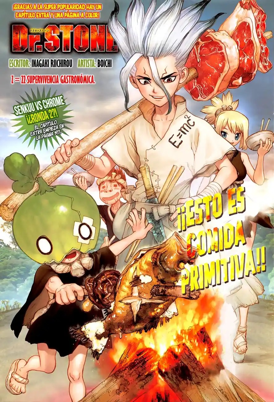 Dr. Stone Capitulo 22 página 1