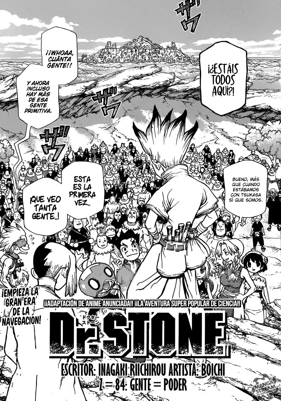 Dr. Stone Capitulo 84 página 1