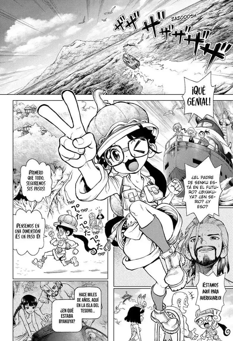 Dr. Stone Capitulo 236: Spin Off: Capítulo 3, Ciencia del Futuro página 4