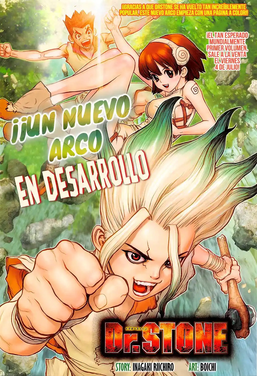 Dr. Stone Capitulo 13: El comienzo del mundo de piedra página 1