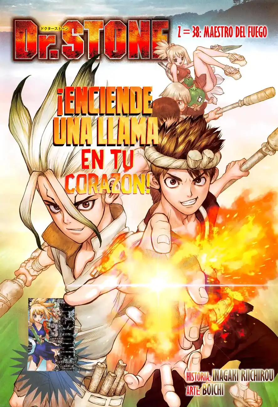 Dr. Stone Capitulo 38 página 1