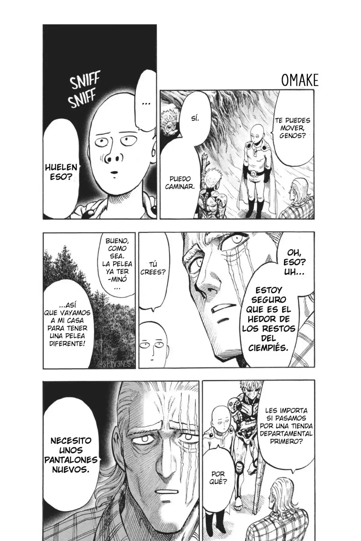 One Punch-Man Capitulo 127.02: Omake vol. 17 página 1