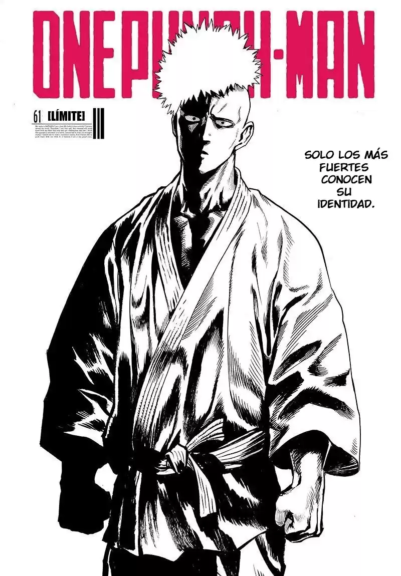 One Punch-Man Capitulo 98: Límite [1] página 1