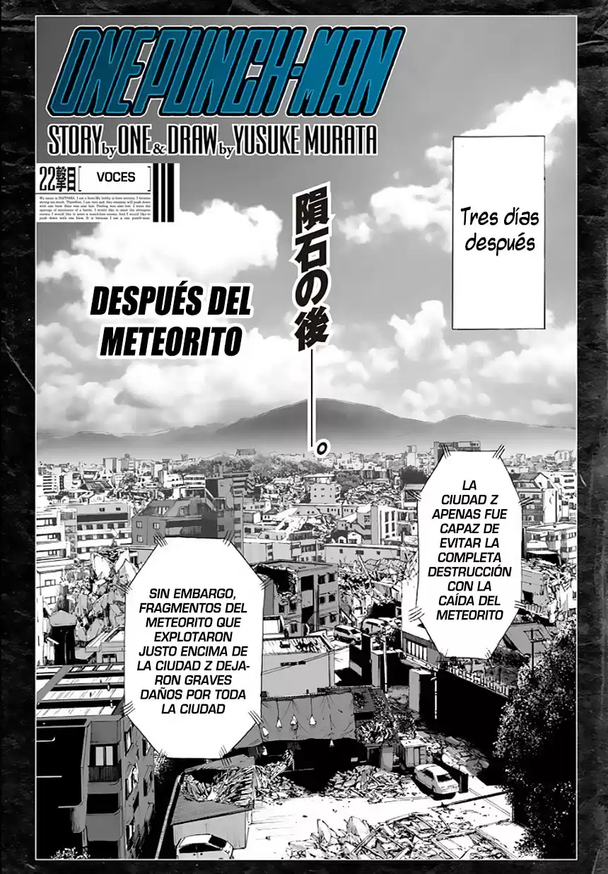 One Punch-Man Capitulo 27: Voces página 4