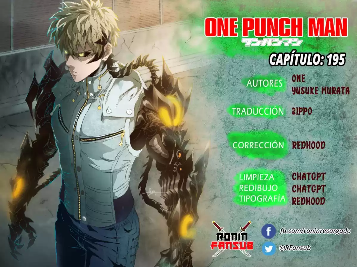 One Punch-Man Capitulo 238: Tenninto página 1