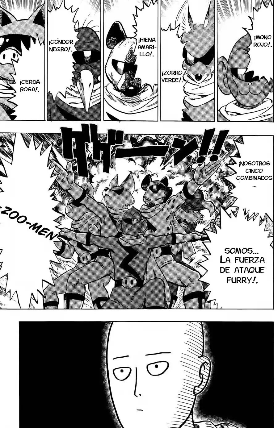 One Punch-Man Capitulo 93.5: Rangers página 3