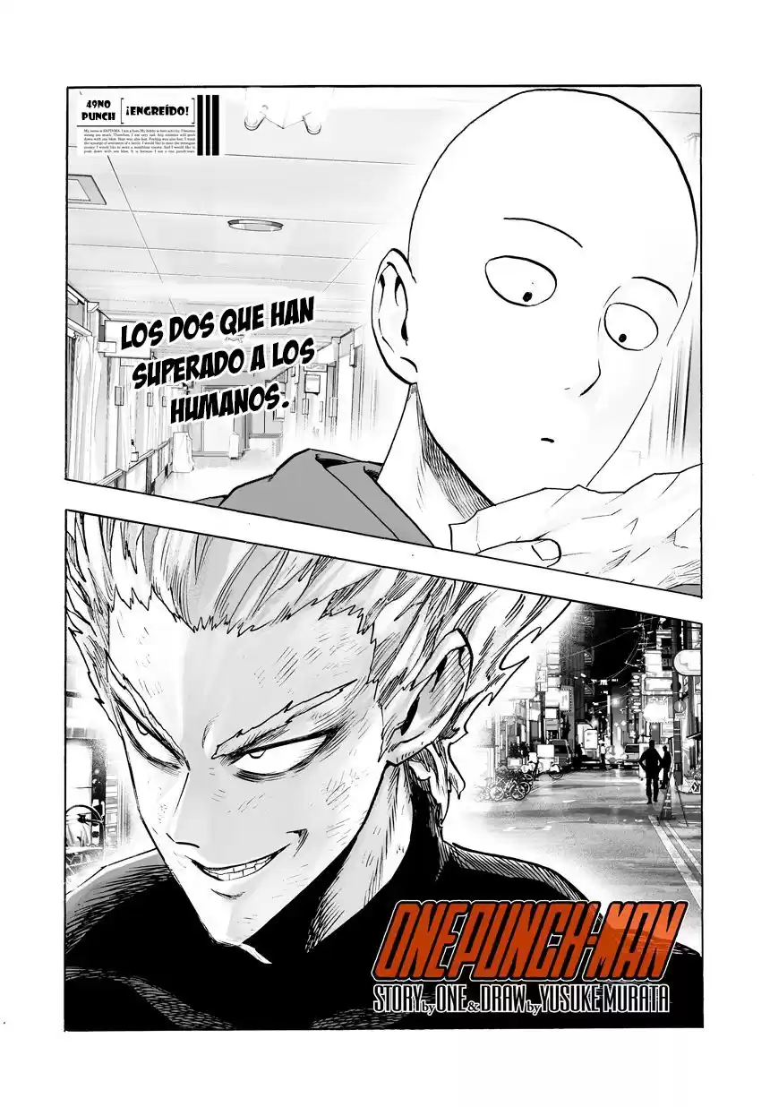 One Punch-Man Capitulo 72: ¡Engreído! 1 página 2