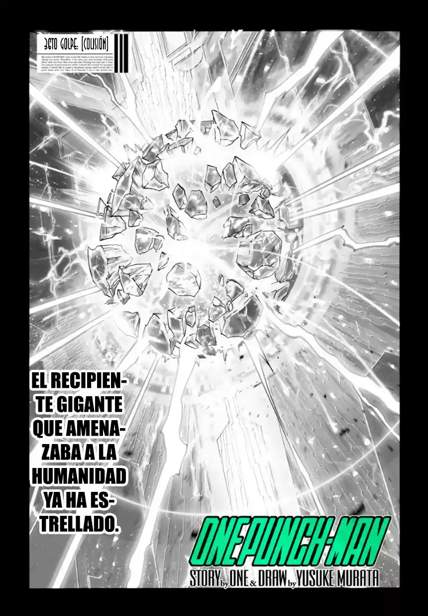 One Punch-Man Capitulo 48: Colisión página 3