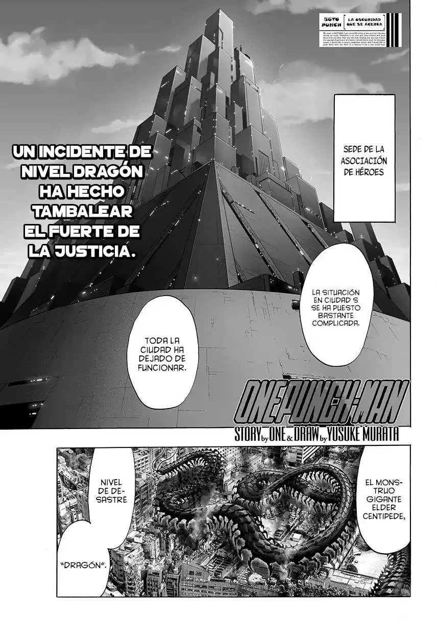 One Punch-Man Capitulo 84: La oscuridad que se acerca [1] página 2