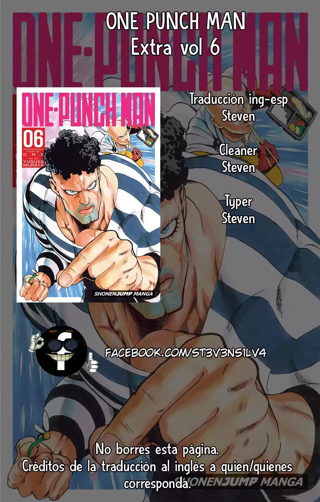 One Punch-Man Capitulo 43.02: Omake vol. 6 página 1