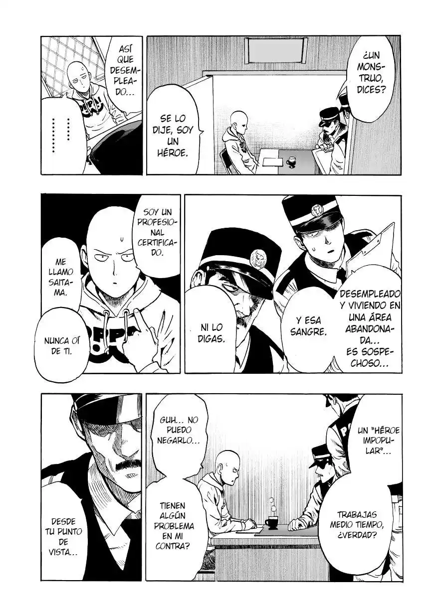 One Punch-Man Capitulo 42.05: Un paseo por la comisaria página 7