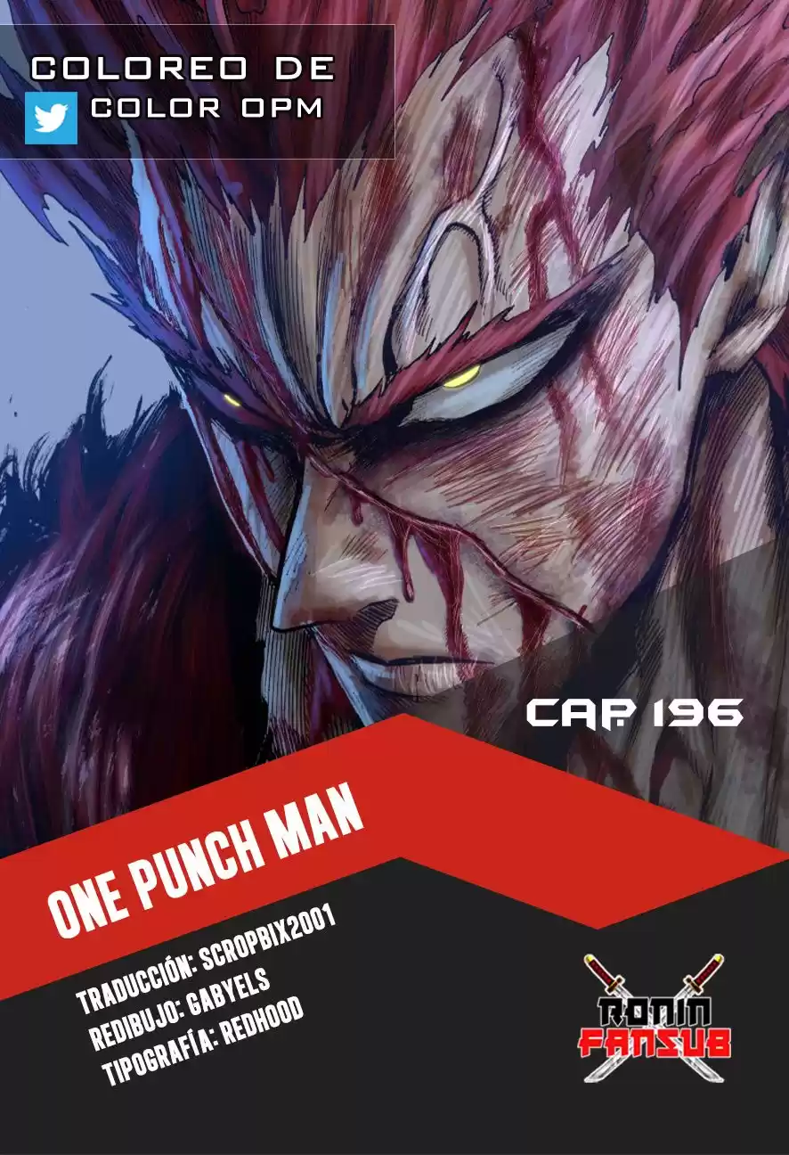 One Punch-Man Capitulo 196 página 1