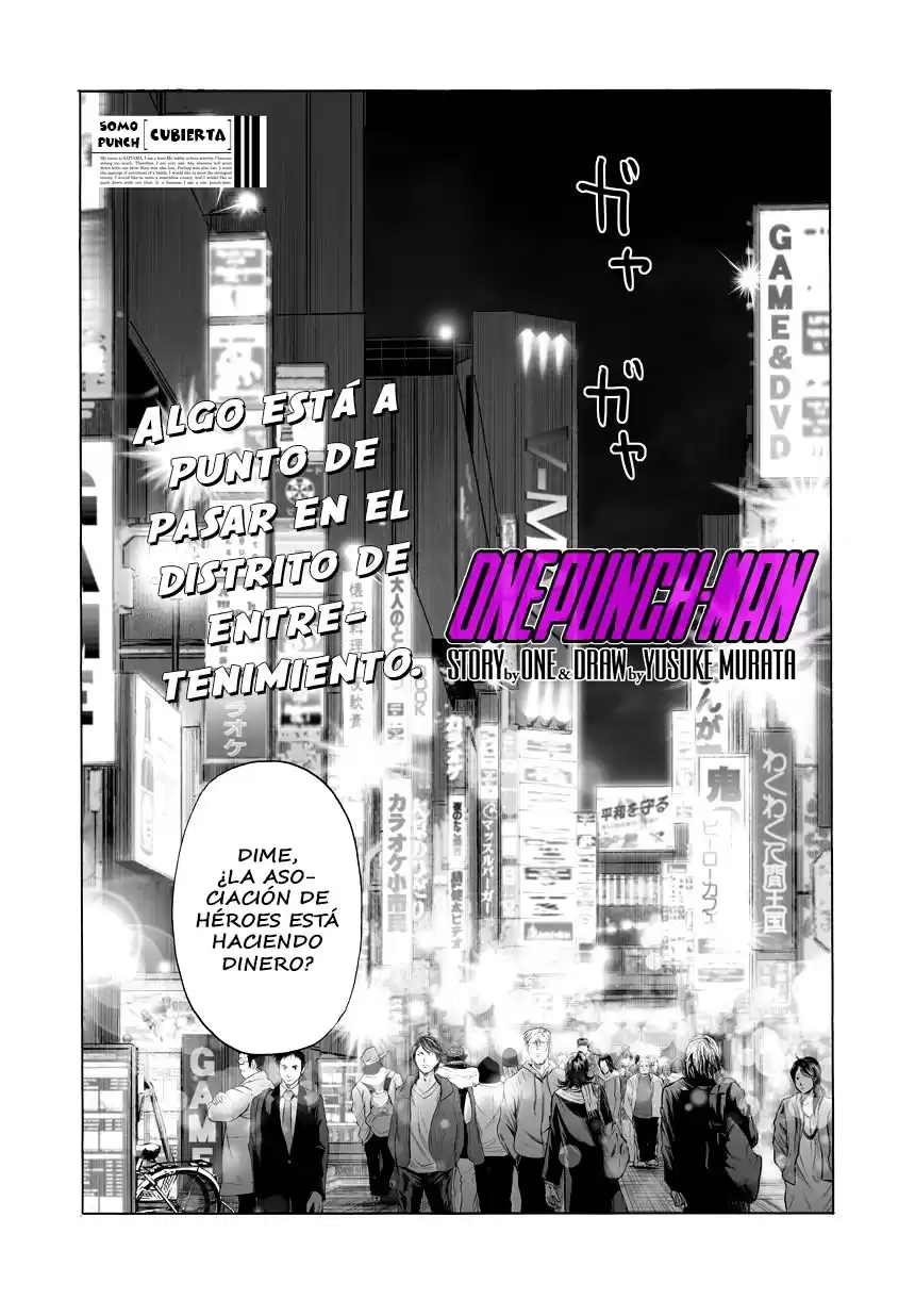 One Punch-Man Capitulo 74: Cubierta página 2