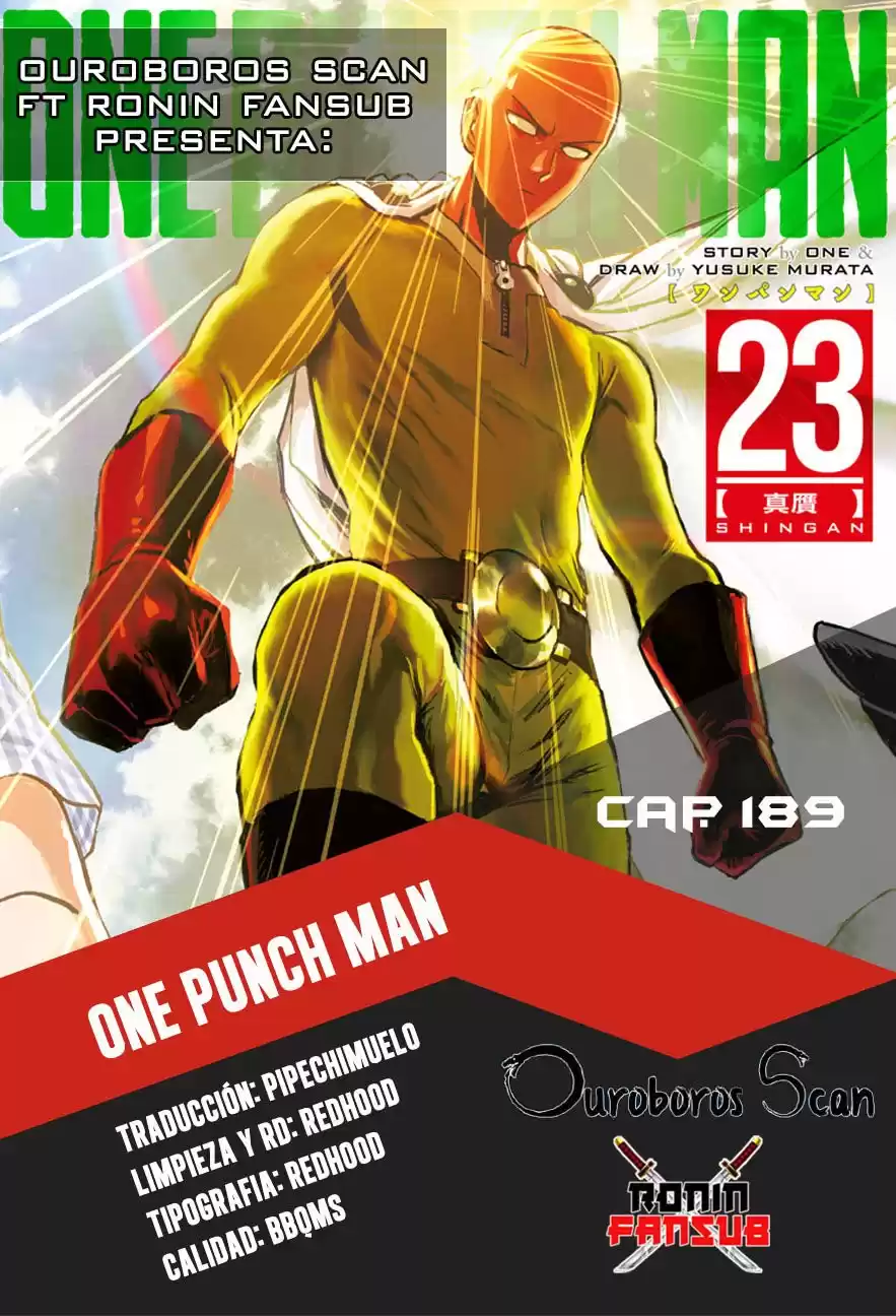 One Punch-Man Capitulo 189: Refuerzos página 1