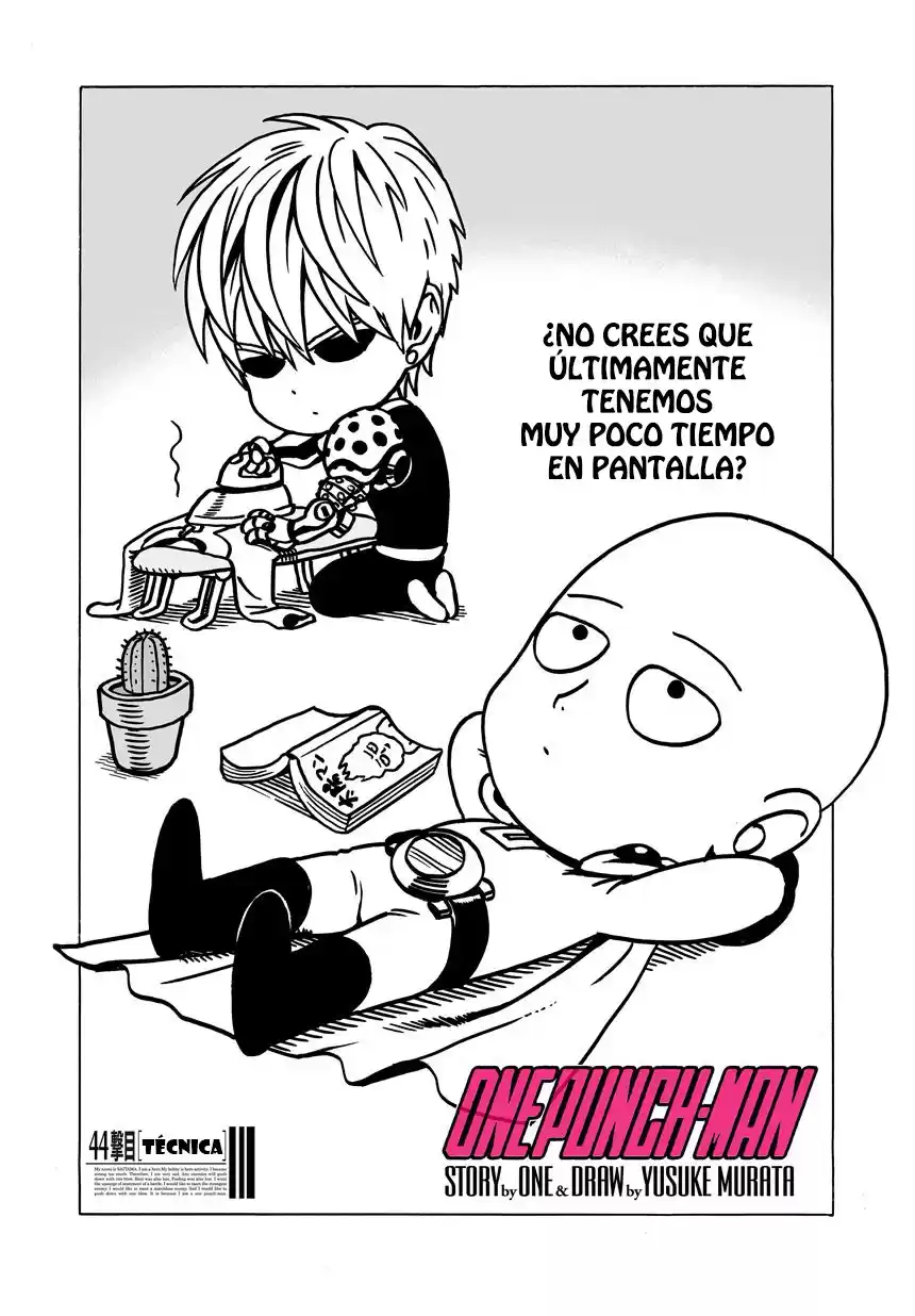 One Punch-Man Capitulo 68: Técnica 1 página 3