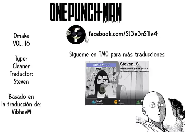 One Punch-Man Capitulo 130.05: Omake Vol. 18 página 1