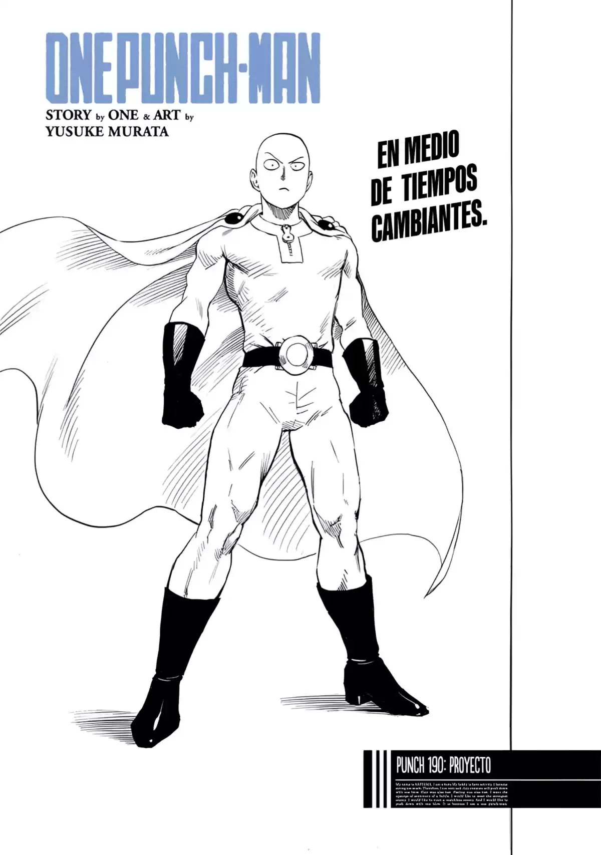 One Punch-Man Capitulo 233: Proyecto página 2