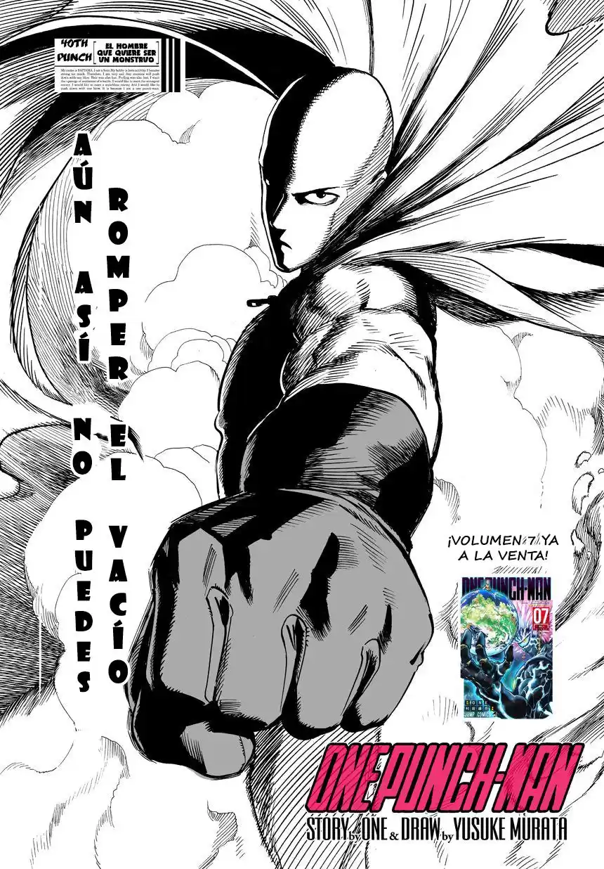 One Punch-Man Capitulo 57: El Hombre que quiere ser un Monstruo 1 página 2