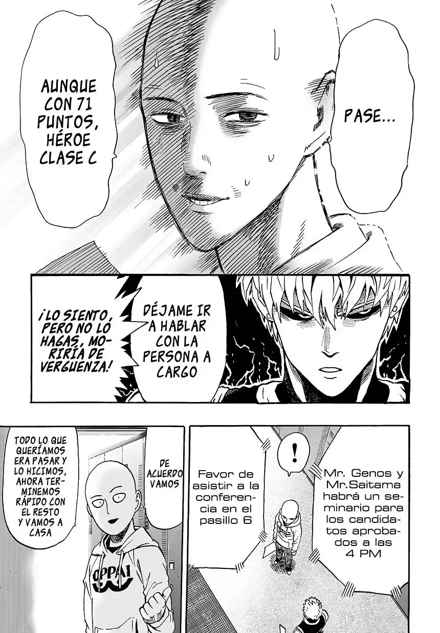 One Punch-Man Capitulo 16: Pasar el Examen página 12