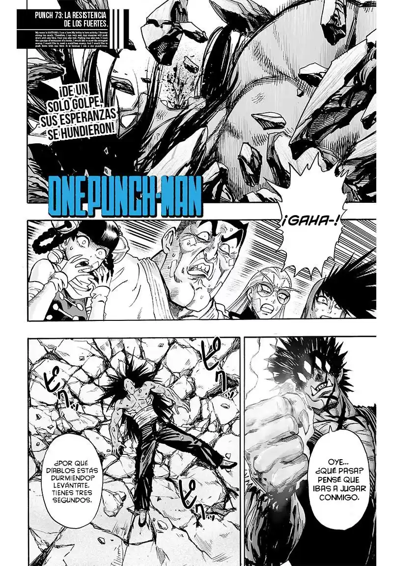 One Punch-Man Capitulo 112: La Resistencia de los Fuertes [1] página 2