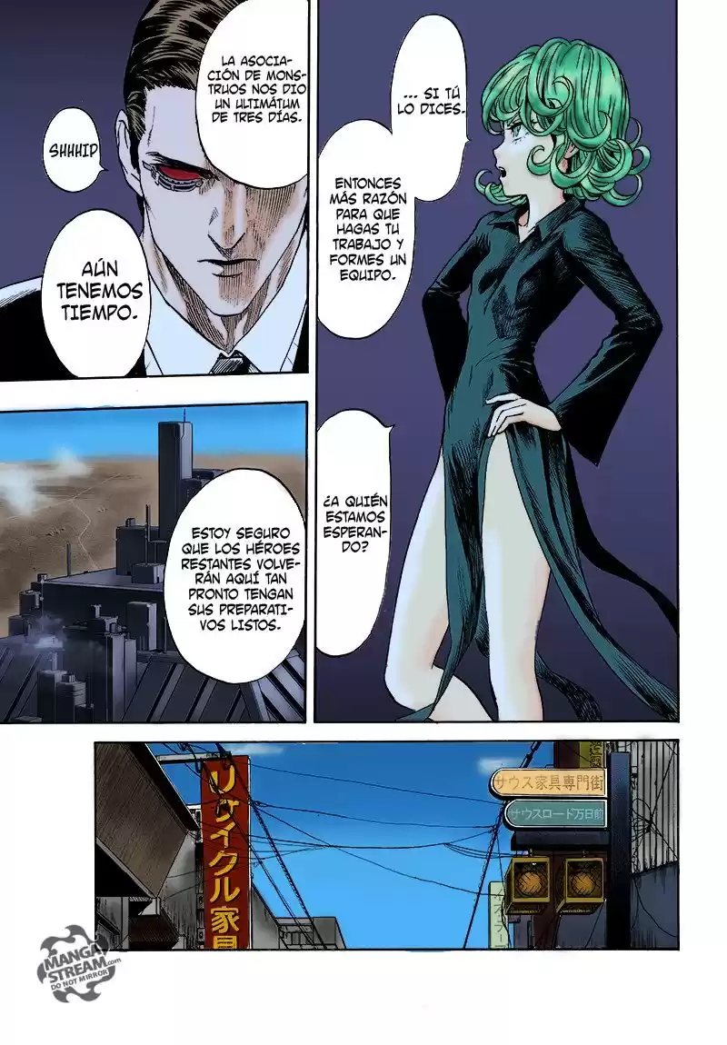 One Punch-Man Capitulo 126.2: ¿Es porque soy el calvo con capa? [Coloreado] página 14