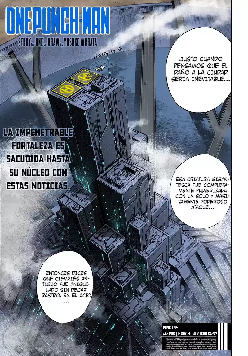 One Punch-Man Capitulo 126.2: ¿Es porque soy el calvo con capa? [Coloreado] página 2