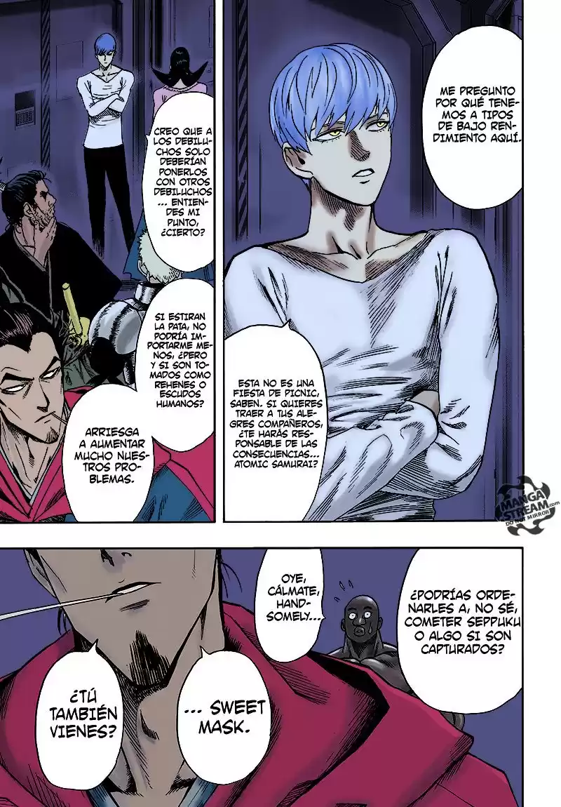 One Punch-Man Capitulo 126.2: ¿Es porque soy el calvo con capa? [Coloreado] página 20