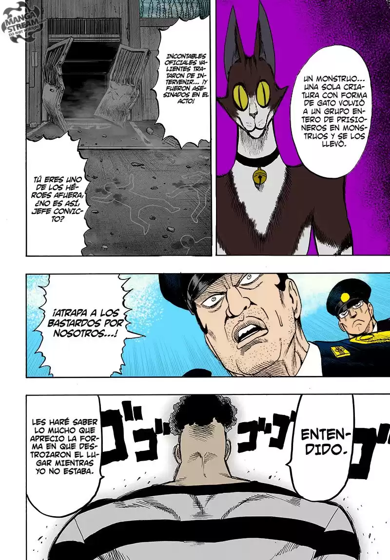 One Punch-Man Capitulo 126.2: ¿Es porque soy el calvo con capa? [Coloreado] página 23