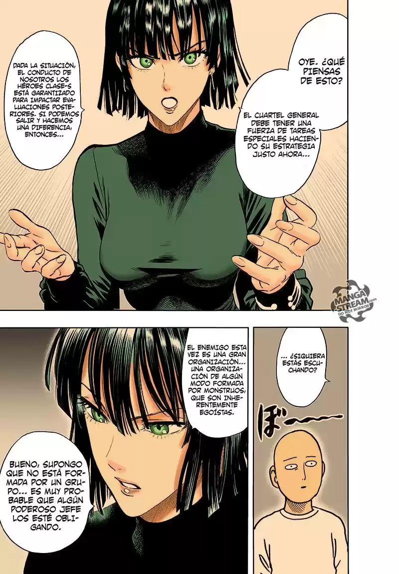 One Punch-Man Capitulo 126.2: ¿Es porque soy el calvo con capa? [Coloreado] página 39