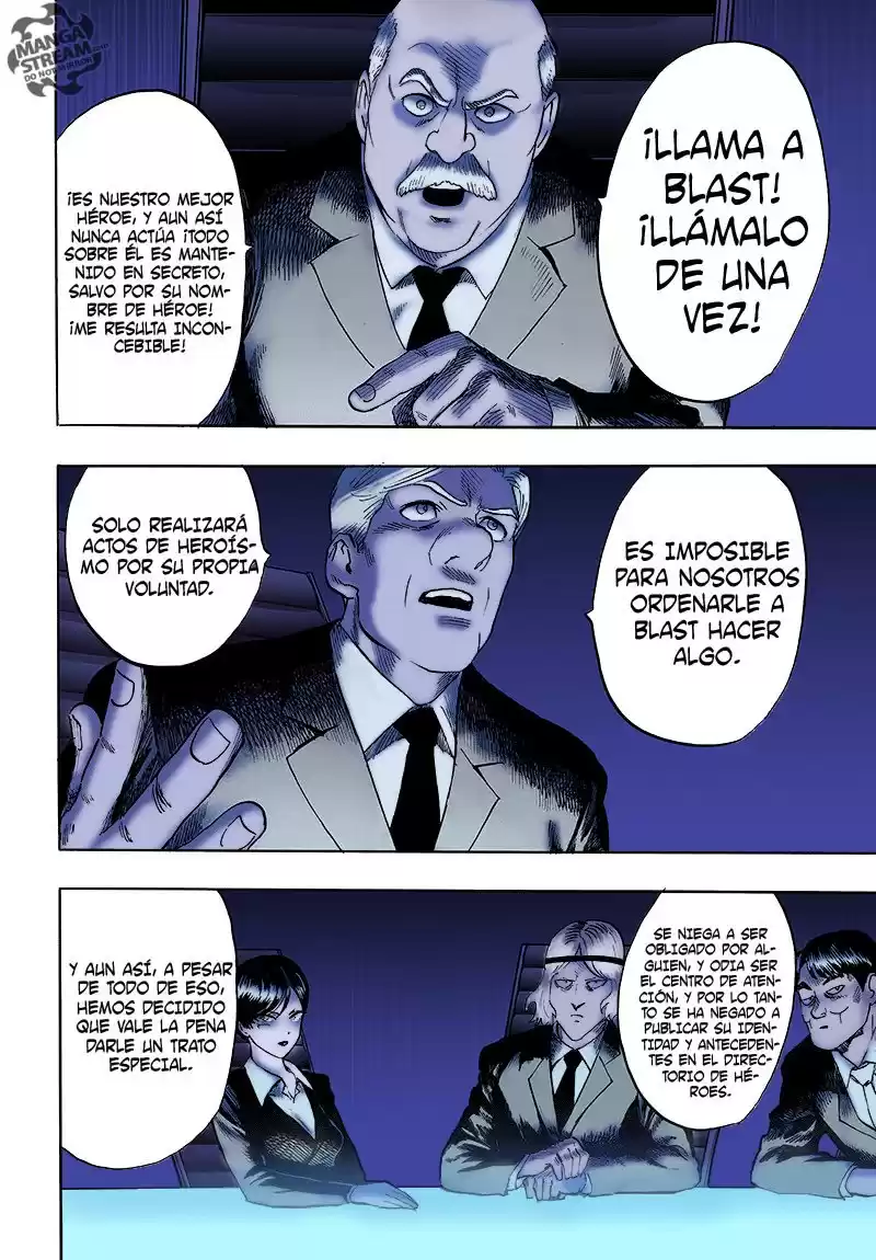 One Punch-Man Capitulo 126.2: ¿Es porque soy el calvo con capa? [Coloreado] página 5