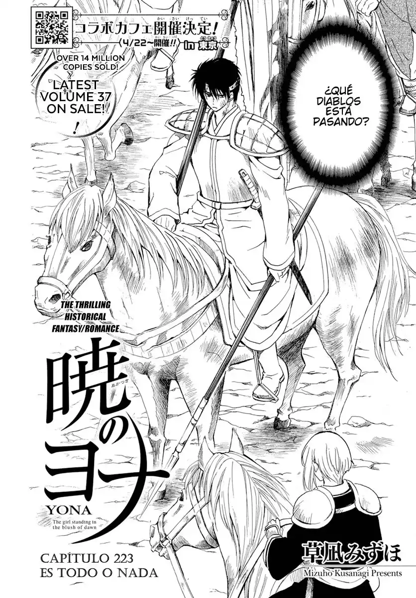 Akatsuki no Yona Capitulo 223: A todo o nada página 3