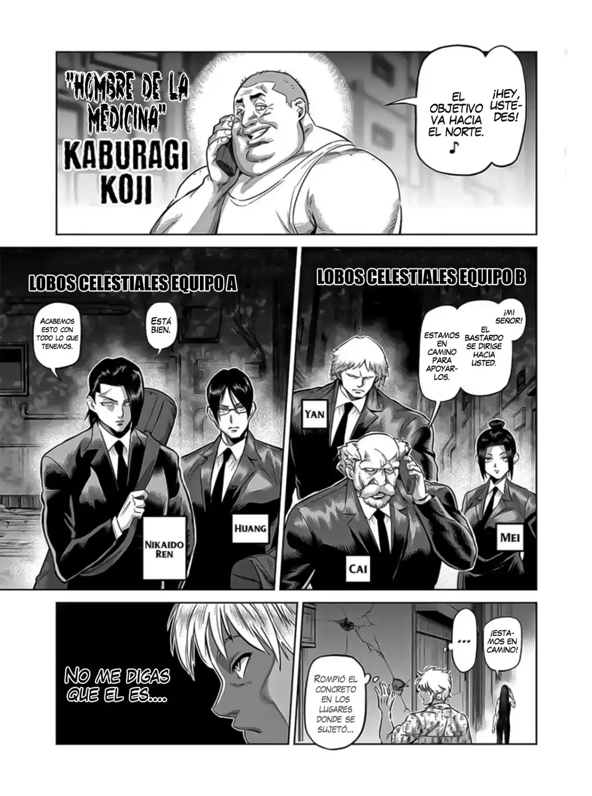 Kengan Omega Capitulo 154: Himuro vs Hia Ji página 8