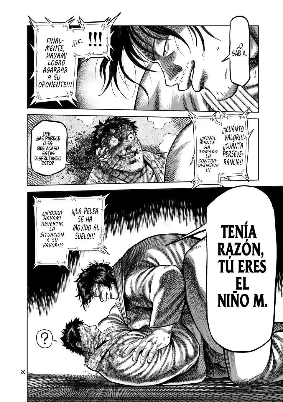 Kengan Omega Capitulo 100: Niño M página 22