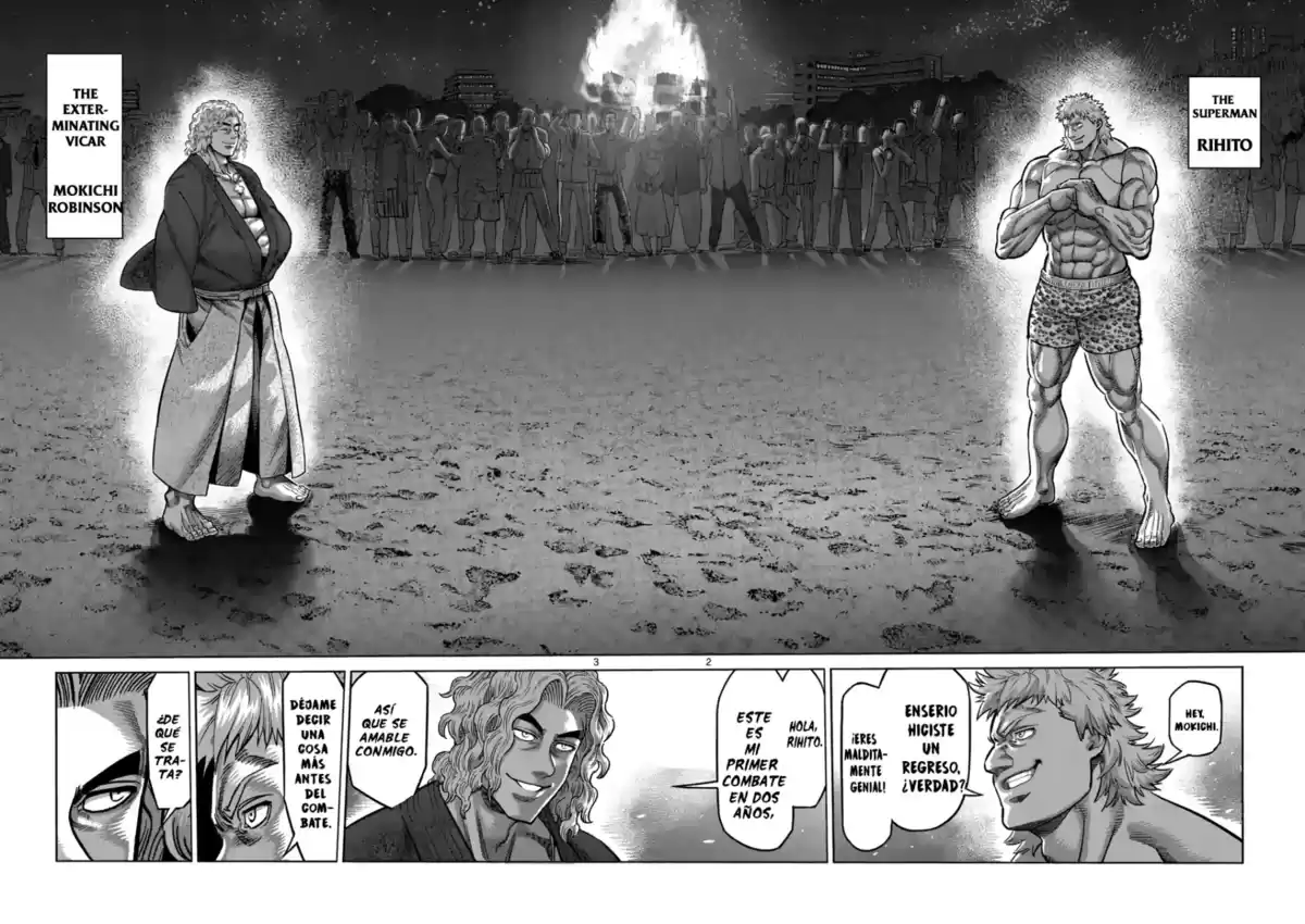 Kengan Omega Capitulo 43: Mokichi vs. Rihito página 3